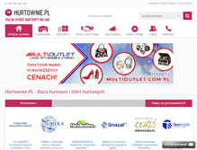 Tablet Screenshot of hurtownie.pl